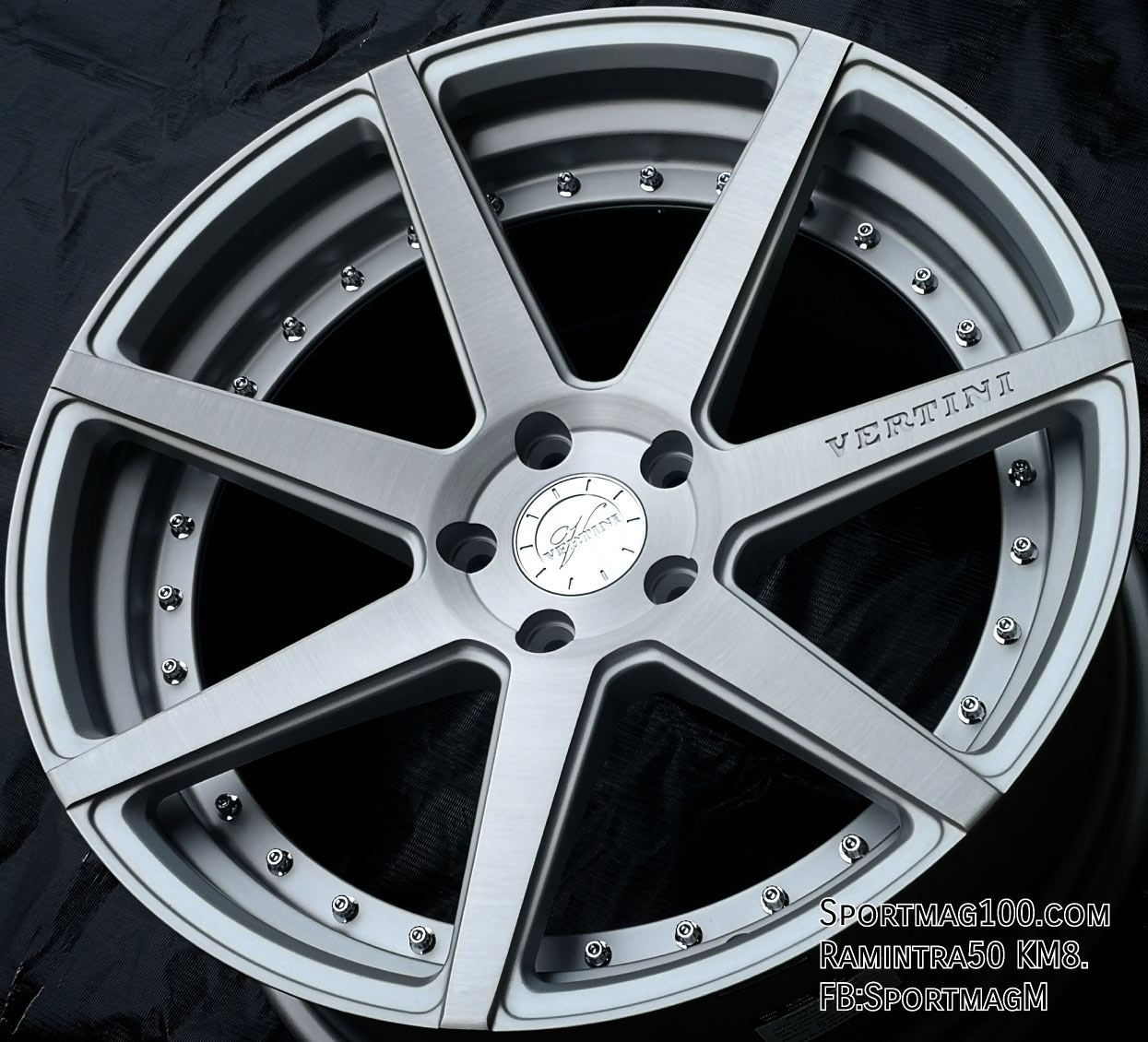 ล้อแม็ก  เฮียสั่งลด ล้อแม็กซ์ใหม่ USA Vertini Daynasty 5รู114 เงินหน้าเงา F8.5 R10-20นิ้ว 