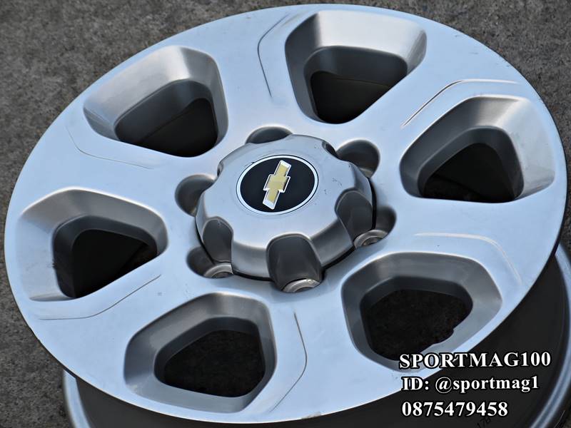 ล้อแม็ก ล้อแม็กซ์มือสอง Chevrolet Colorado 6รู139 ซิลเวอร์ 6.5-16นิ้ว