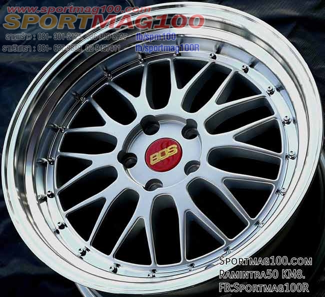 ล้อแม็ก ล้อแม็กใหม่ LMR 5รู120 ET30 ซิลเวอร์ F8.5 R9.5-19นิ้ว 