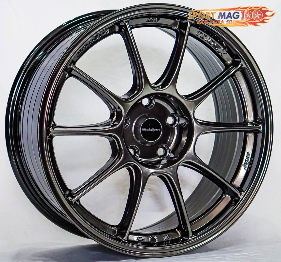 ล้อแม็ก เฮียสั่งลด ล้อใหม่สุดเบา FlowFroming TC105X 5รู114 ET35 ไฮเปอร์แบล็ค เพียง4900 รวมยางใหม่ 28,900 8.5-18นิ้ว 