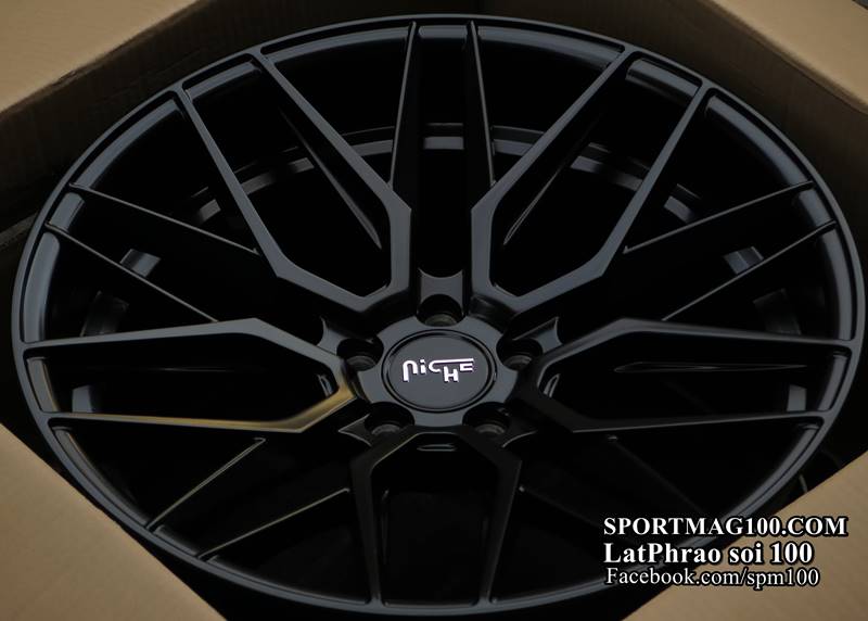 ล้อแม็ก ล้อแม็กซ์ใหม่ NICHE Gamma 5รู112 สีดำด้าน สำหรับBenz ทุกClass F9 R10-20นิ้ว
