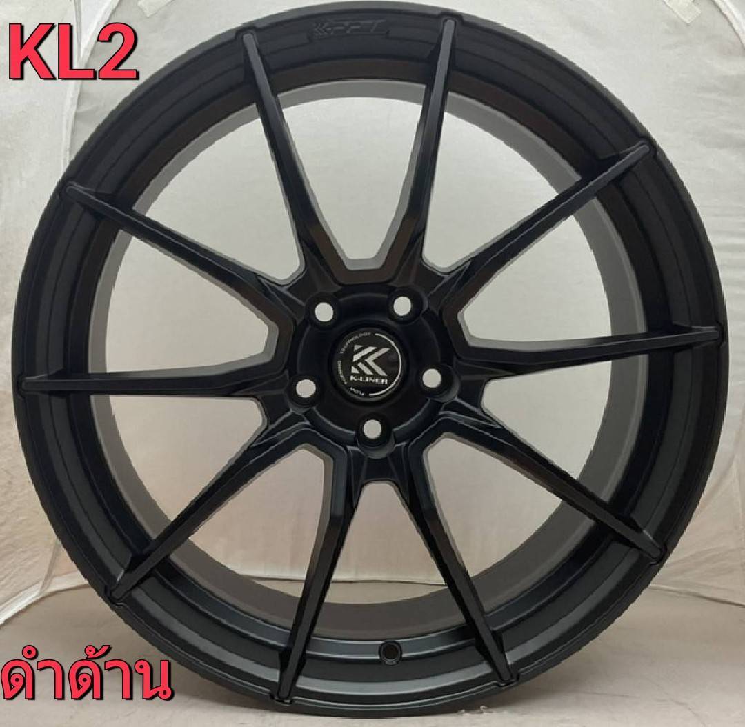 ล้อแม็ก ล้อแม็ก FlowForming Kspeed KL2 5รู100 ET35 ดำด้าน กว้าง8.5 ขอบ18นิ้ว