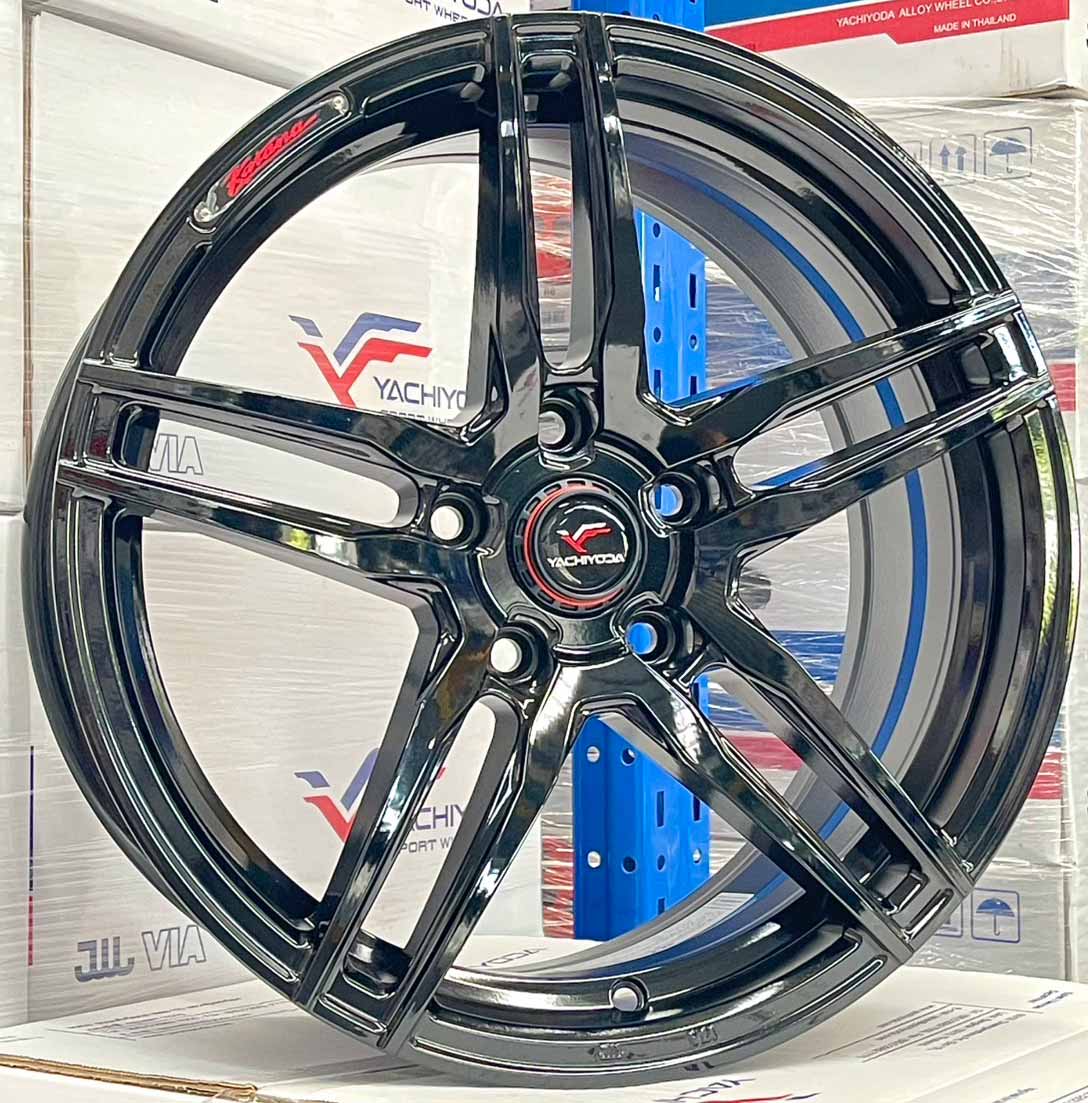 ล้อแม็ก ล้อแม็ก Yachiyoda SX4 5รู114 ET35 สีดำ กว้าง7.5 ขอบ17นิ้ว 