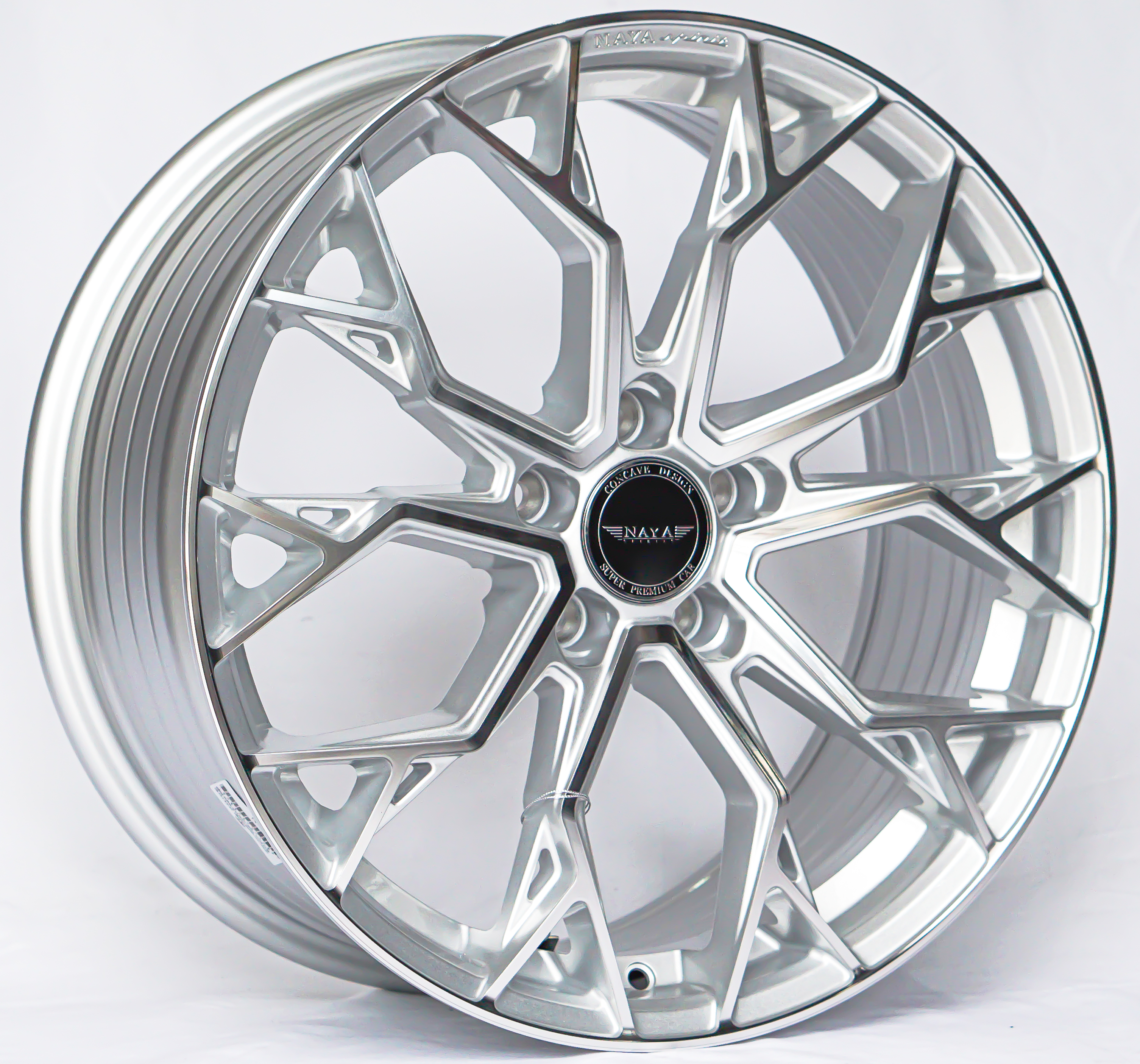 ล้อแม็ก ล้อแม็ก NAYA Alpha3 ขอบ18นิ้ว 5รู112/114 ET38 ซิลเวอร์หน้าเงา กว้าง 8นิ้ว 