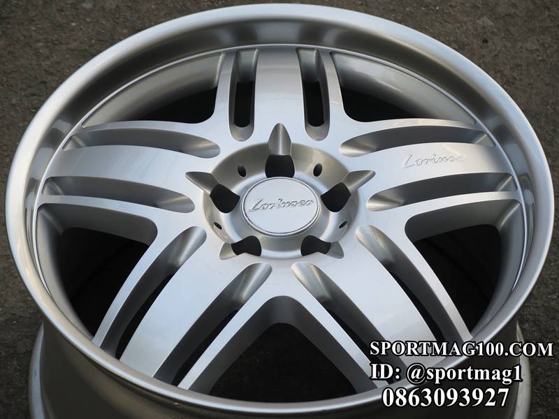 ล้อแม็ก ล้อแม็กซ์มือสองแท้ Lorinser 5รู112 บรอนซ์ F8.5 R9.5-19นิ้ว(ลาดพร้าว)