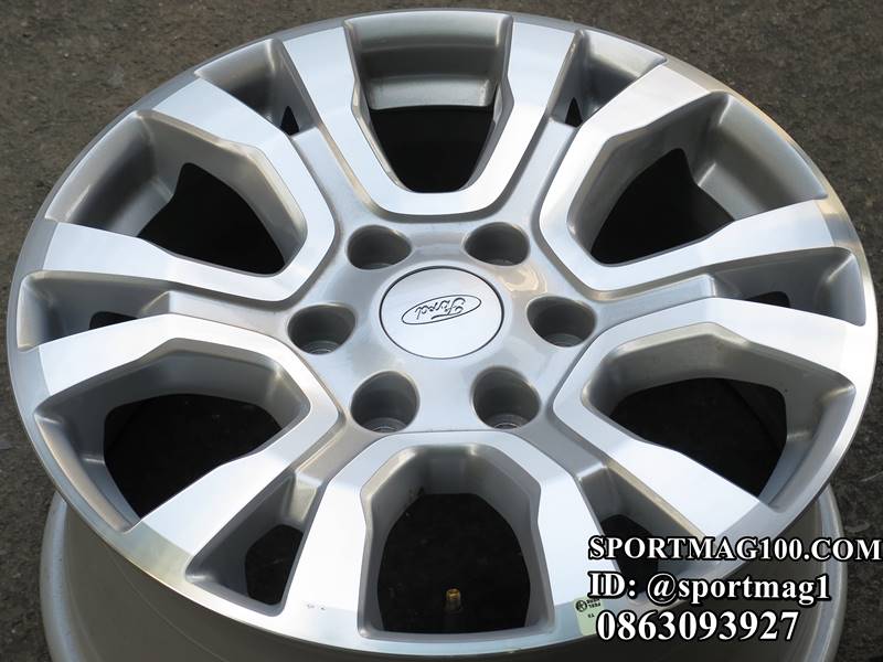 ล้อแม็ก ล้อแม็กติดรถ Ford NewRanger 6รู139 ซิลเวอร์ 8-18นิ้ว