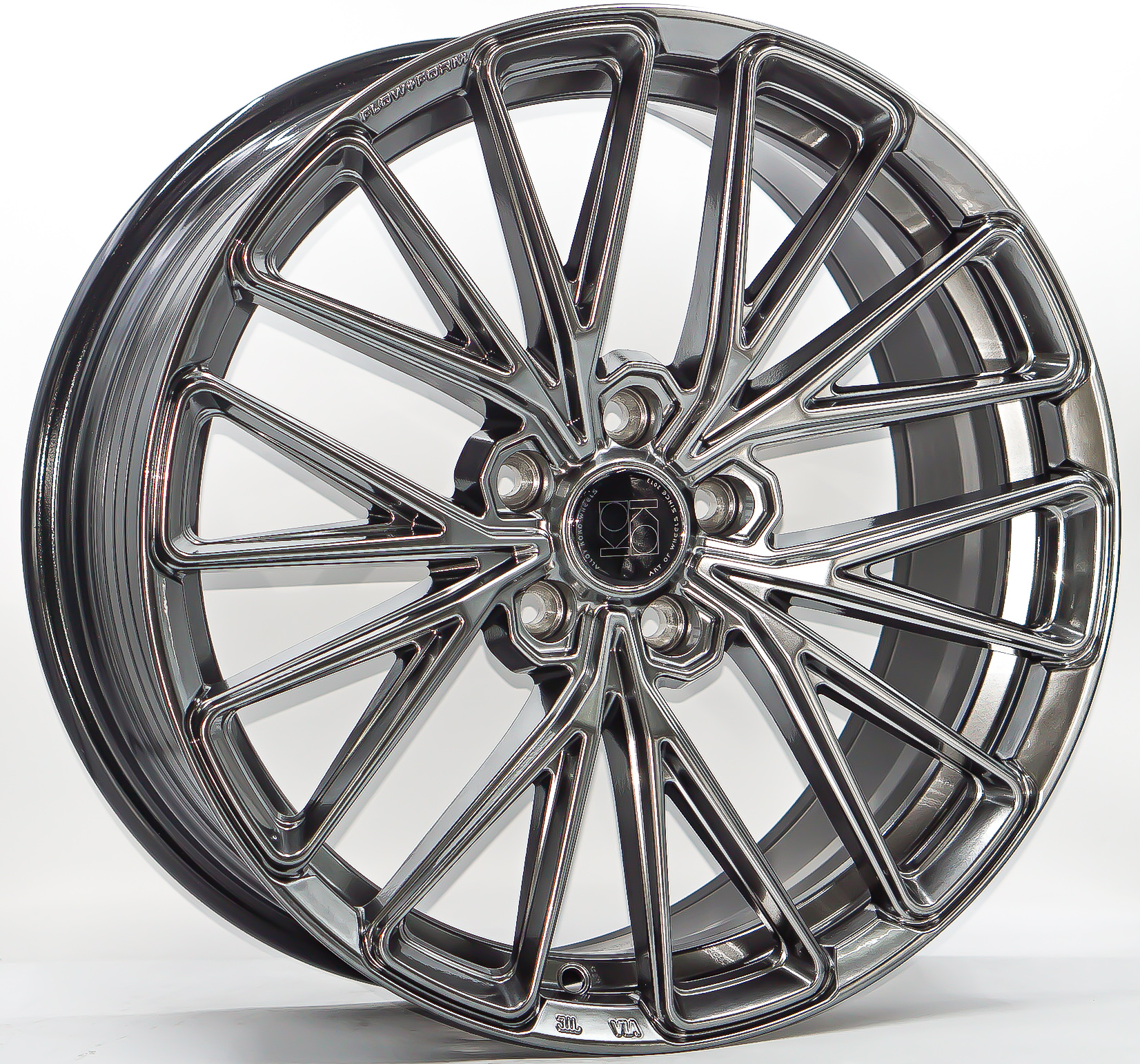 ล้อแม็ก ล้อแม็ก FlowForming KOKO FF137 5รู108 ET38 ไทเทเนียม กว้าง8 ขอบ18นิ้ว