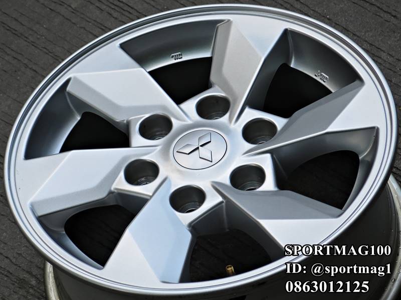 ล้อแม็ก ล้อแม็กซ์มือสอง Mitsubishi Triton 6รู139 ซิลเวอร์ 7-16นิ้ว