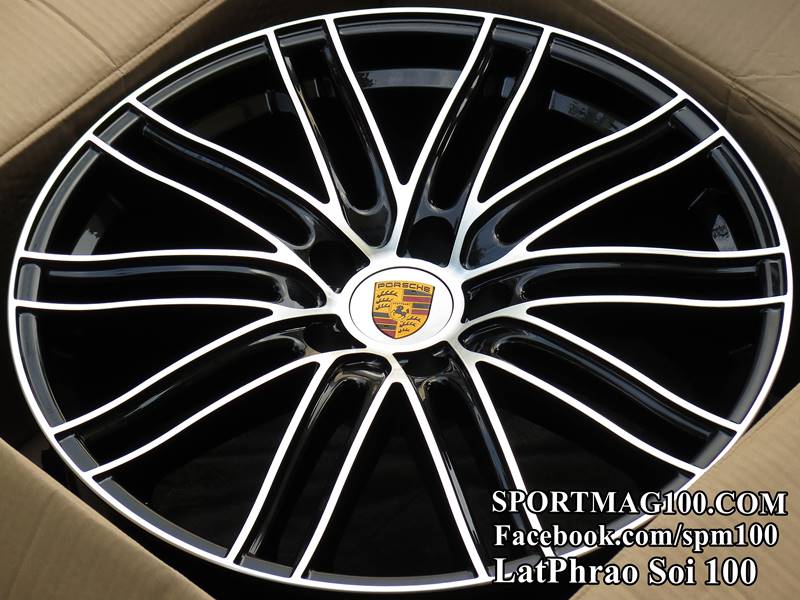 ล้อแม็ก ล้อแม็กใหม่ Porsche1350 5รู130 ET65-60 สีดำหน้าเงา ET65-60 F9.5 R11-21นิ้ว
