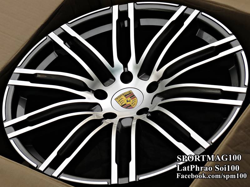 ล้อแม็ก ล้อแม็ก Porsche1222 5รู130 กันเมทาลิกหน้าเงา et46 10-21นิ้ว