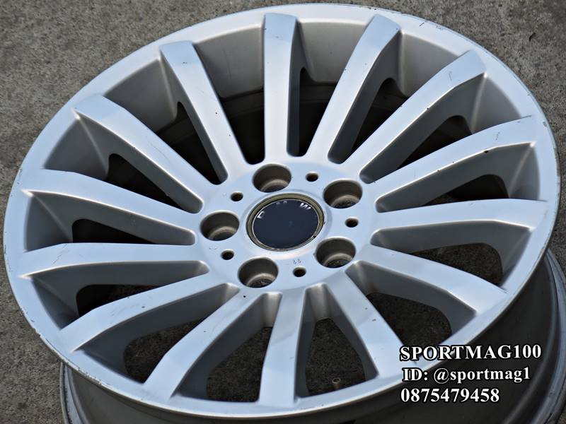 ล้อแม็ก แม็กซ์มือสองแท้ BMW F10 5รู120 ซิลเวอร์หน้าเงา 8-18นิ้ว(เลียบทางด่วน)