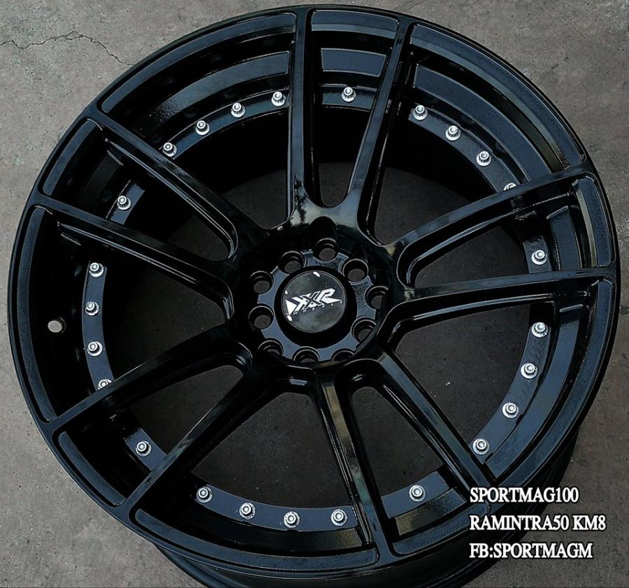 ล้อแม็ก ล้อแม็กมือสอง XXR969 5รู100/114 รมดำ F8.75 R10.25-18นิ้ว(รามอินทรา) 