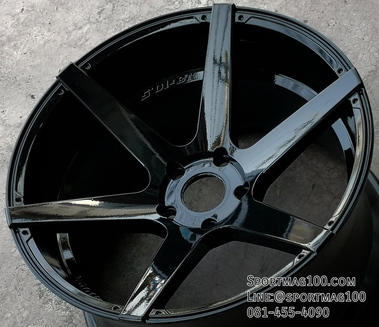 ล้อแม็ก  แม็กซ์มือสอง V06 5รู114 ET15-20 รมดำ F9.5 R10.5-18นิ้ว(รามอินทรา) 
