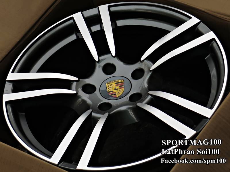 ล้อแม็ก แม็กซ์ใหม่ Porsche5398 5รู130 ET48-55 กันเมทาลิกหน้าเงา F9 R11-20นิ้ว
