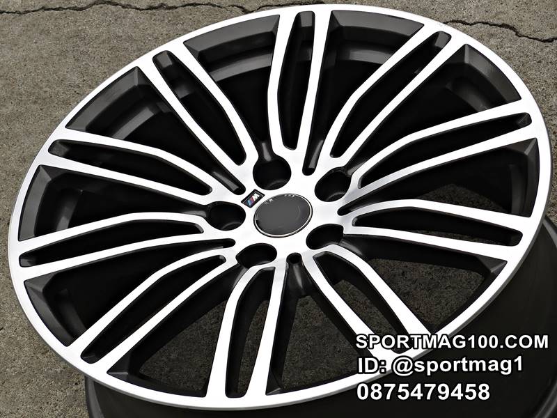 ล้อแม็ก ล้อแม็กแท้ชุดแต่ง Msport 530e 5รู112 ดำหน้าเงา F8 R9-19นิ้ว(เลียบทางด่วน)