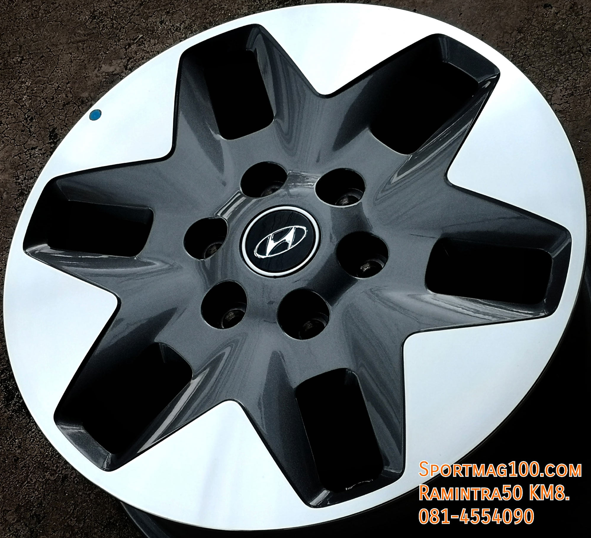 ล้อแม็ก แม็กซ์ป้ายแดง Hyundai H1 Staria 6รู139 เทาหน้าเงา 7-18นิ้ว(ลาดพร้าว)