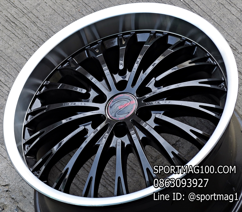ล้อแม็ก ล้อแม็กมือสอง Weld 6รู114 ดำขอบเงา 8-18นิ้ว(ลาดพร้าว)