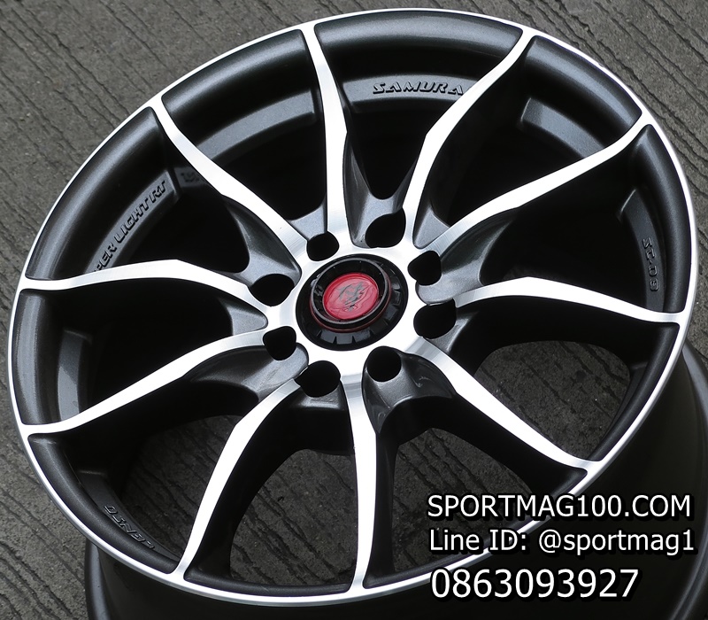 ล้อแม็ก ล้อแม็กมือสอง LENSO Sc08 4รู100/114 เทาหน้าเงา 7-16นิ้ว(ลาดพร้าว)