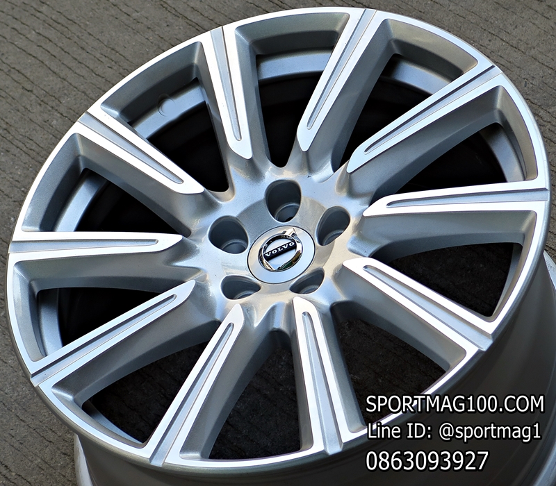 ล้อแม็ก ล้อแม็กมือสองแท้ห้าง Volvo S90 5รู108 ซิลเวอร์หน้าเงา 8.5-19นิ้ว