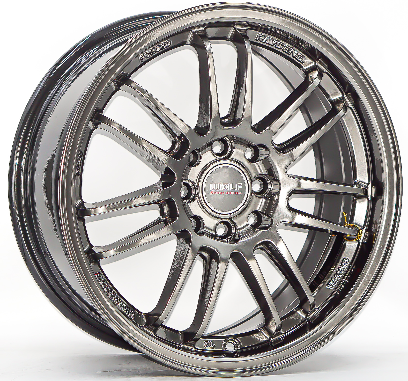 ล้อแม็ก ล้อแม็กRe30 4รู100/114 ET35 ไฮเปอร์แบล็ค กว้าง7 ขอบ16นิ้ว 