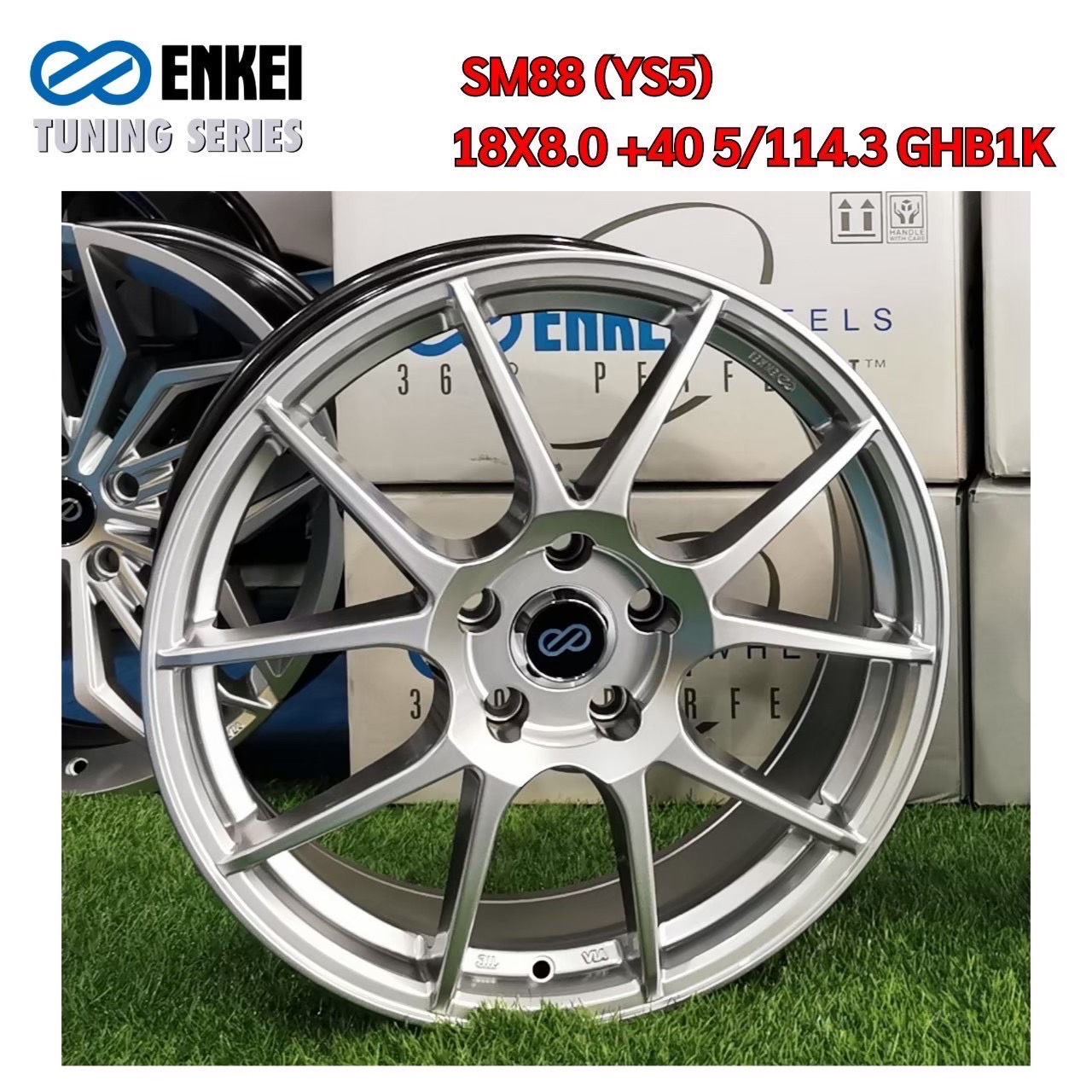 ล้อแม็ก ล้อแม็กใหม่ ENKEI SM33 5รู114 ET40 ไฮเปอร์ 8-18นิ้ว