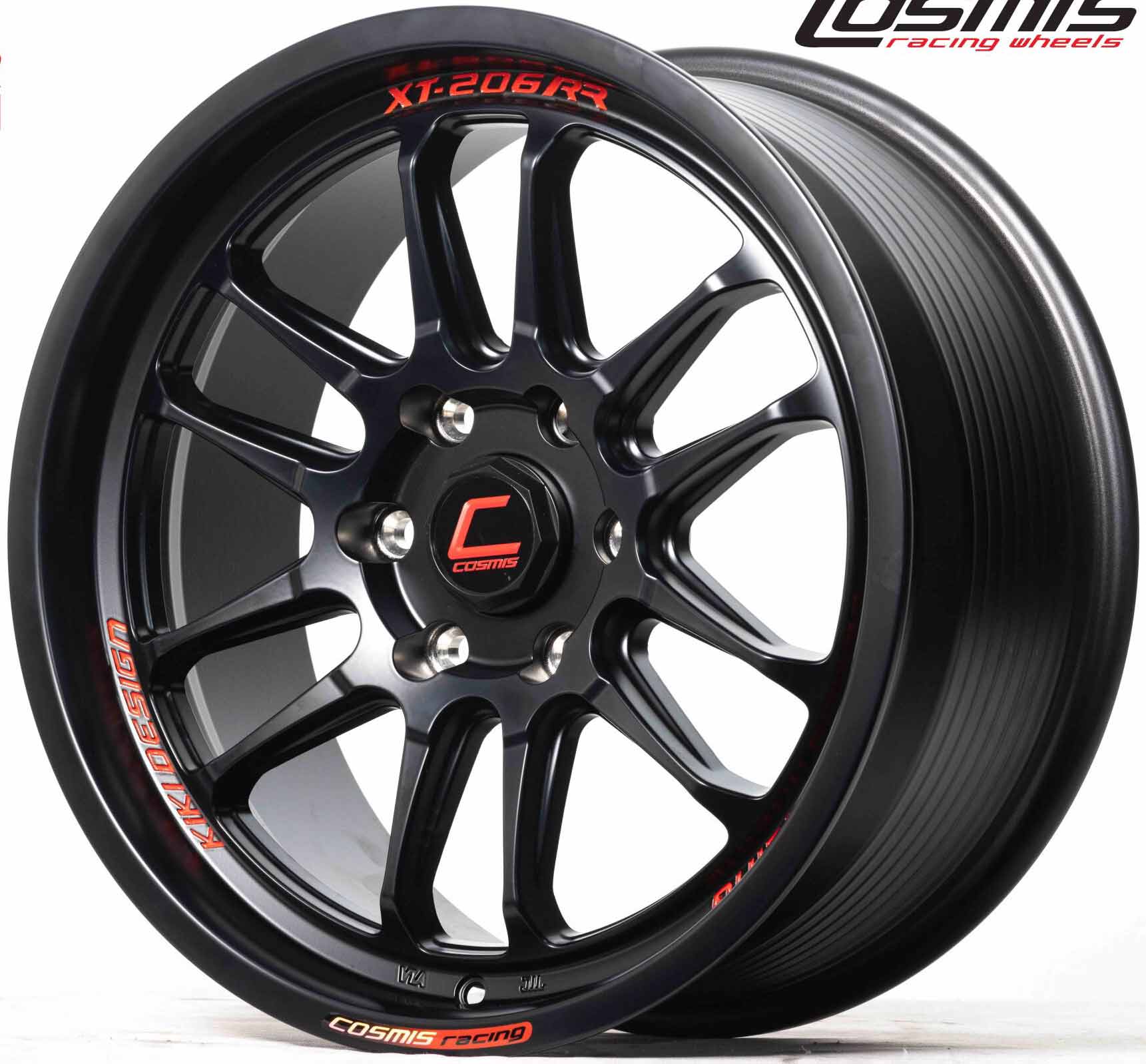 ล้อแม็ก ล้อแม็กใหม่ COSMIS XT206RR 6รู130 ET35 ดำด้าน 8.5-18นิ้ว(รถตู้Toyota ตัวใหม่)