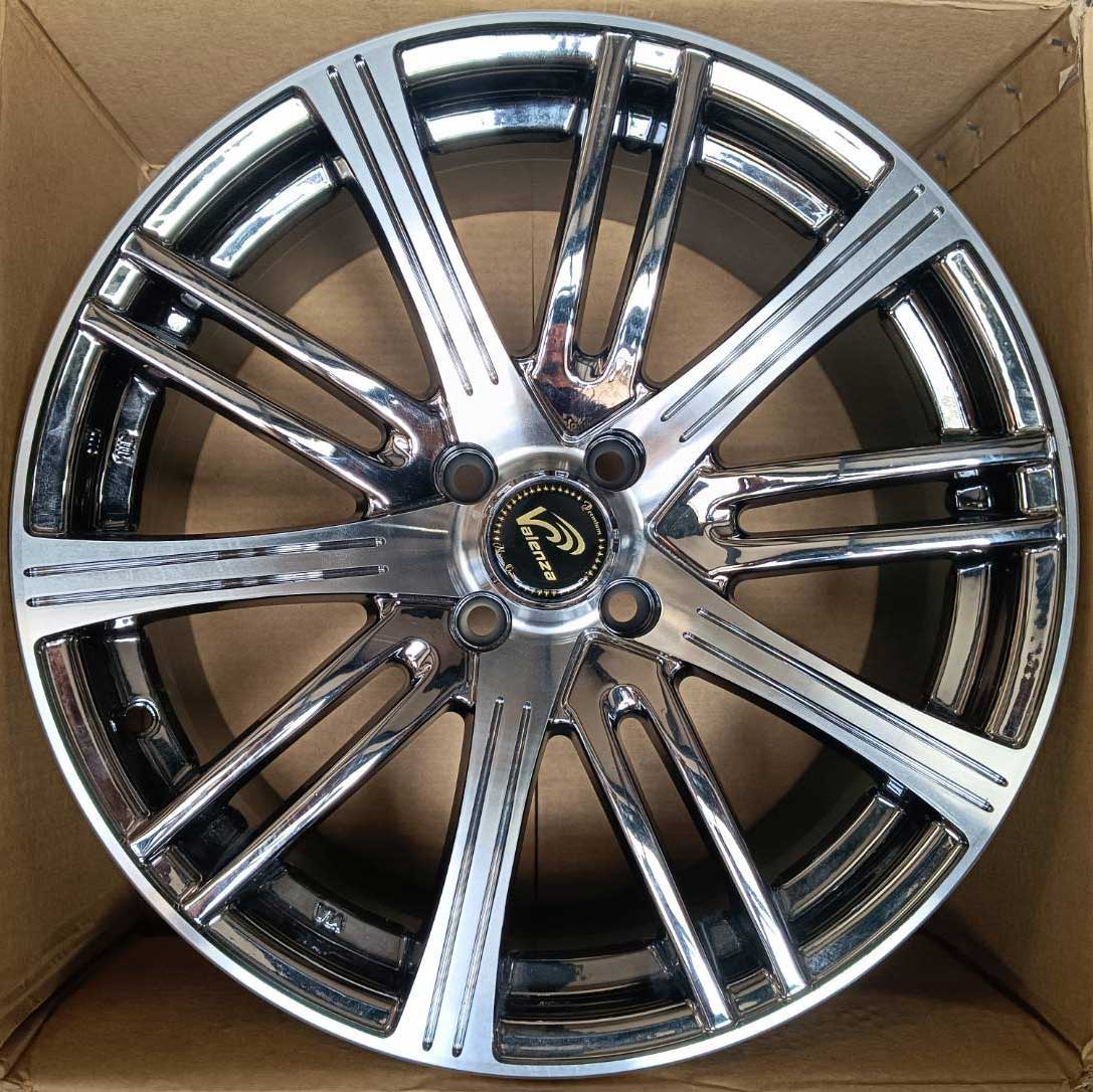 ล้อแม็ก ล้อแม็ก Valenza Satanic 4รู100 ET40 แบล็คโคม กว้าง7.5 ขอบ17นิ้ว