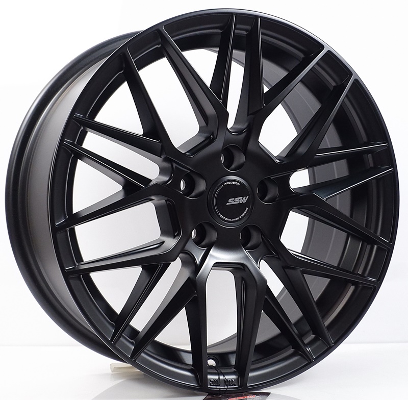 ล้อแม็กใหม่ SSW Vorsteiner S348 5รู114 ET35 ดำด้าน 7-16นิ้ว ล้อแม็ก ล้อแม็กใหม่ SSW Vorsteiner S348 5รู114 ET35 ดำด้าน 7-16นิ้ว