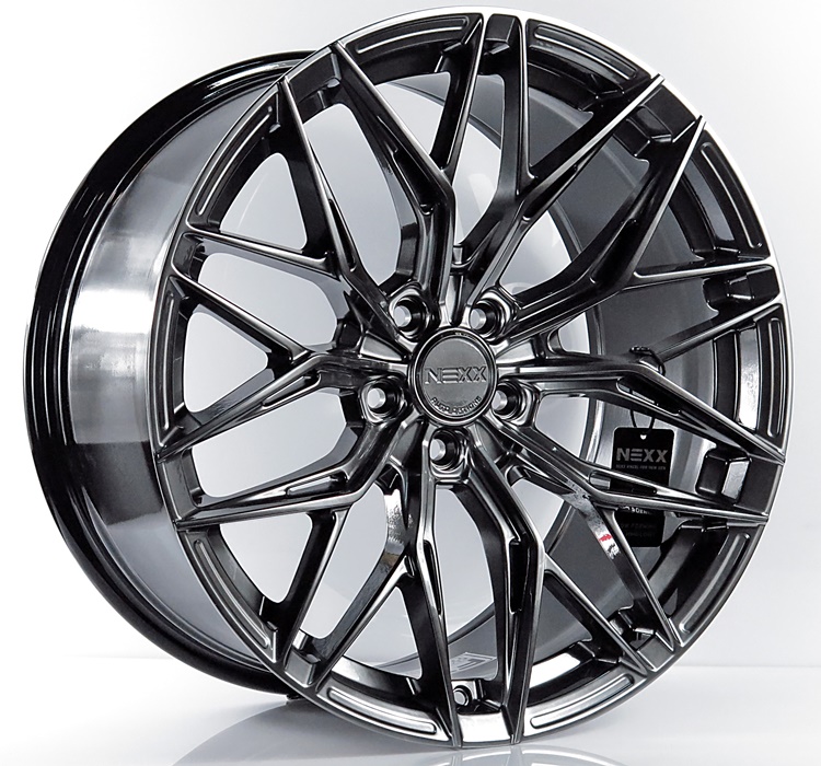 ล้อแม็ก ล้อแม็กใหม่เบา FlowForming NEXX XX07 5รู112 ET32-40 ไฮเปอร์ดาร์ค F8.5 R10-20นิ้ว