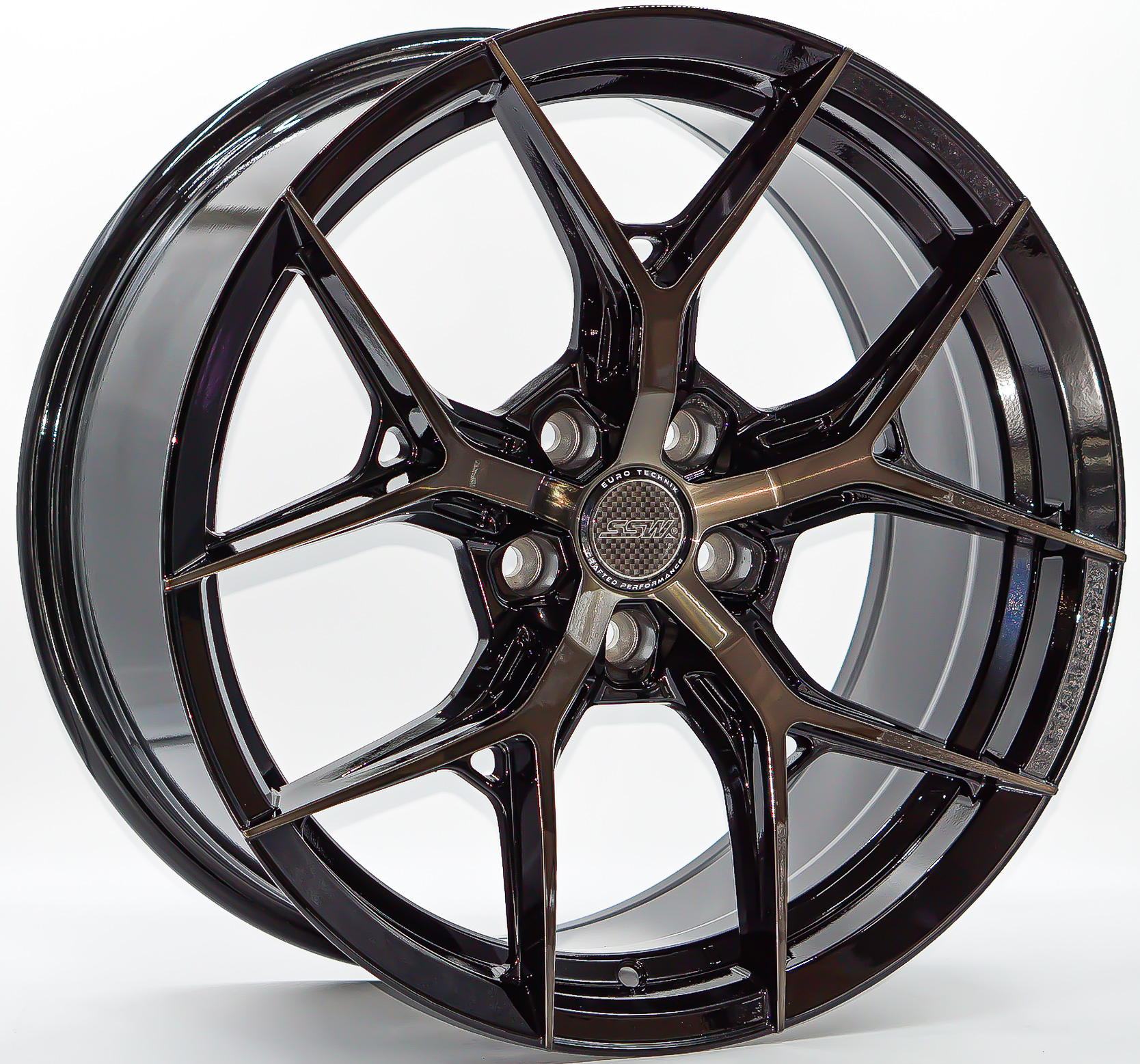 ล้อแม็ก ล้อแม็ก SSW S385 5รู114 ET38 ดำแลคดำ กว้าง8.5 ขอบ18นิ้ว 