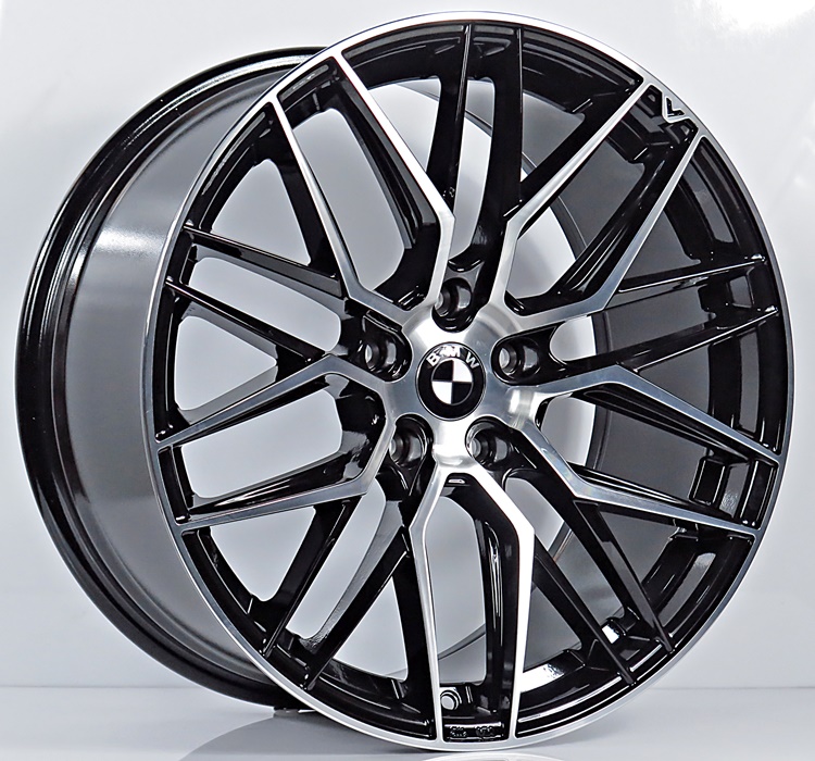 ล้อแม็ก ล้อแม็กใหม่ Vorsteiner 5รู120 ET38 ดำหน้าเงา F8.5 R9.5 -19นิ้ว