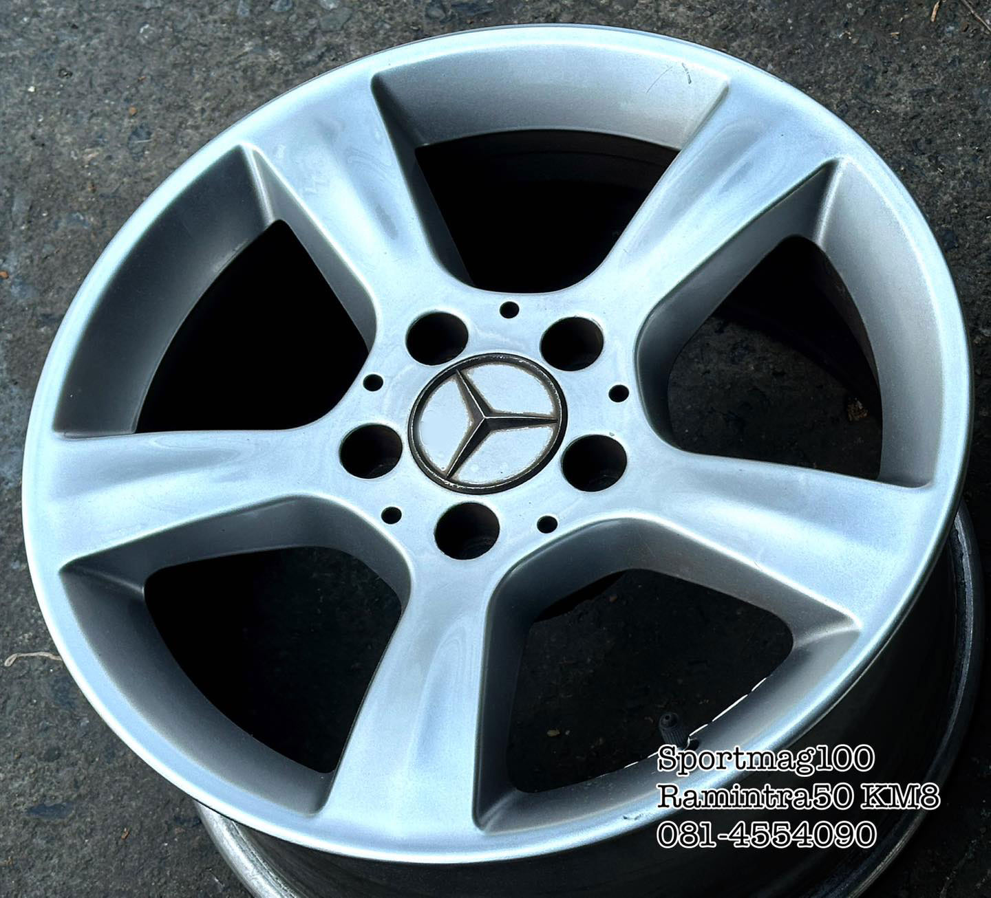 ล้อแม็ก ล้อแม็กแท้ Benz S5 5รู112 ET31-32 ซิลเวอร์ F7 R8-16นิ้ว(รามอินทรา)