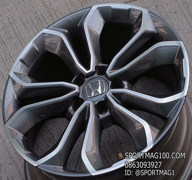 ล้อแม็ก ล้อแม็กป้ายแดง Honda New CRV 5รู114 กันเมทาลิกหน้าเงา 7.5-18นิ้ว(ลาดพร้าว)