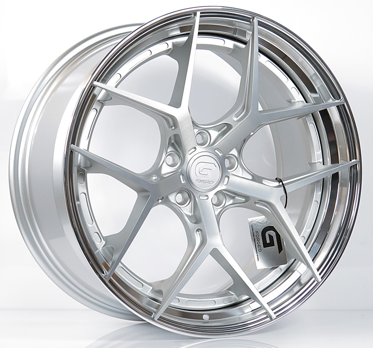 ล้อแม็ก ล้อแม็กแท้2ชิ้น G-Forged GF01 5รู114 สีBrusSilmatt/DIA ET32 8.5-19นิ้ว