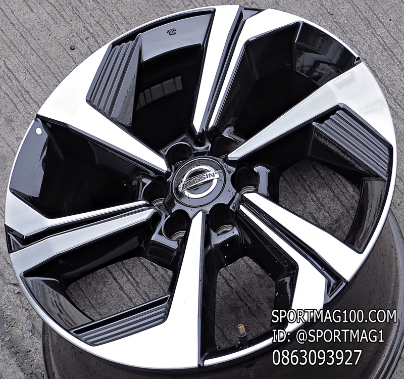 ล้อแม็ก ล้อแม็กมือสอง NISSAN TERRA 6รู114 ดำหน้าเงา 7-18นิ้ว(ลาดพร้าว)