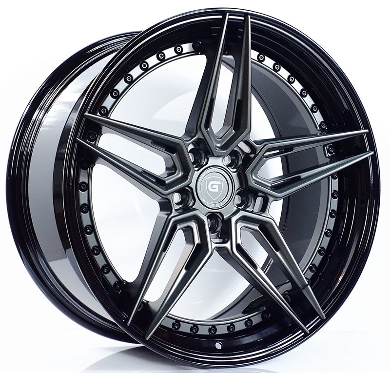 ล้อแม็ก ล้อแม็กแท้2ชิ้น G-Forged GF12 5รู114 สีTitaniumGreymatt.GB ET32-40 F8.5 R10-20นิ้ว