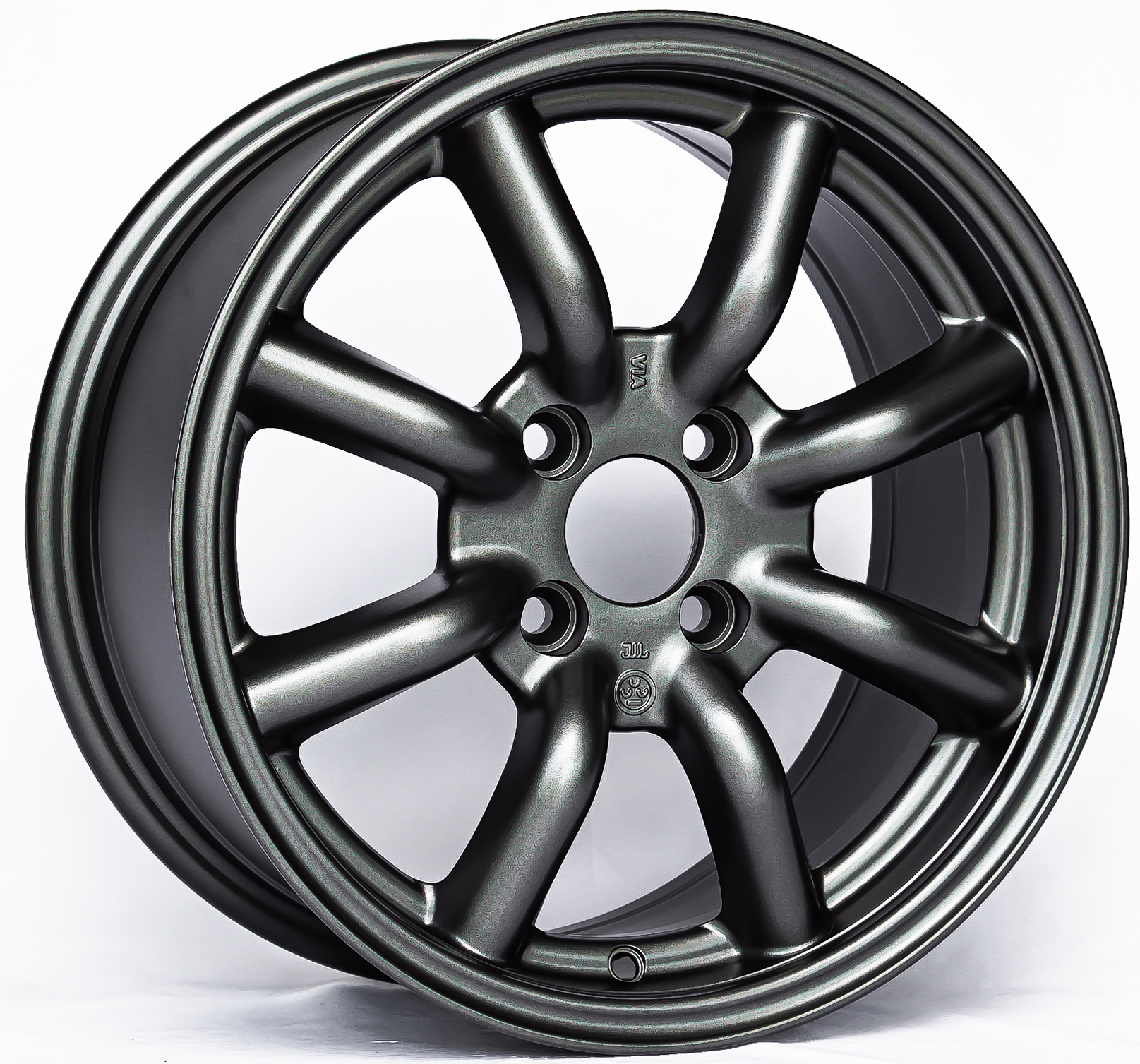 ล้อแม็ก ล้อแม็กมือสอง Watanabe 4รู100 ET35 สีเทา กว้าง7 ขอบ15นิ้ว(รามอินทรา)(ล้อมี1วง)