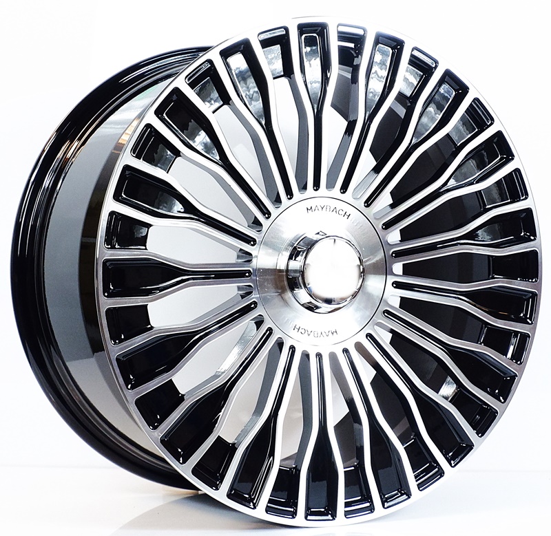 ล้อแม็ก ล้อแม็กใหม่สุดเบา Forged D205406 5รู112 ดำหน้าเงา ET36-43 F8.5 R9.5 -20นิ้ว