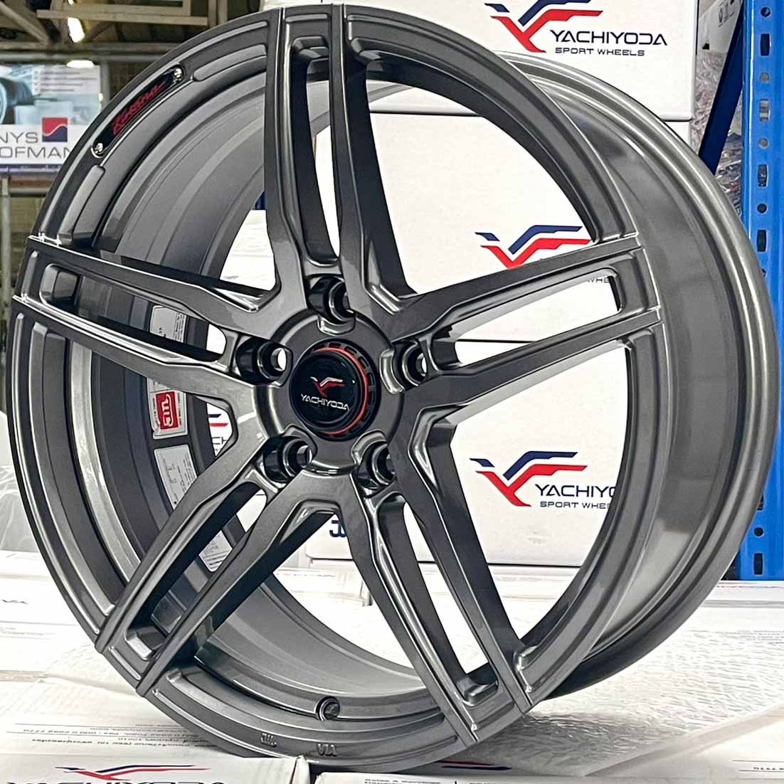 ล้อแม็ก ล้อแม็ก Yachiyoda SX4 5รู114 ET35 กันเมทาลิก กว้าง7.5 ขอบ17นิ้ว