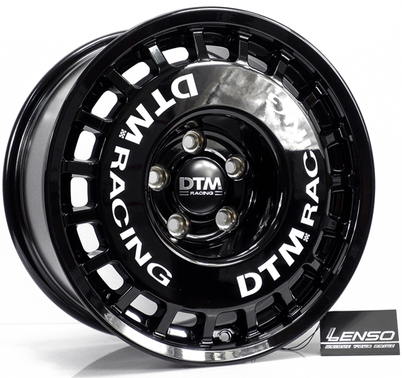 ล้อแม็ก ล้อแม็ก Lenso DTM 5รู114 สีดำเงา Offset20 กว้าง8 ขอบ16