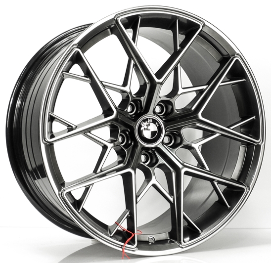 ล้อแม็ก ล้อแม็กใหม่เบา MGW HRE Flowforming 5รู120 ไฮเปอร์แบล็ค Offset35-38 กว้าง F8.5 R9.5 ขอบ19