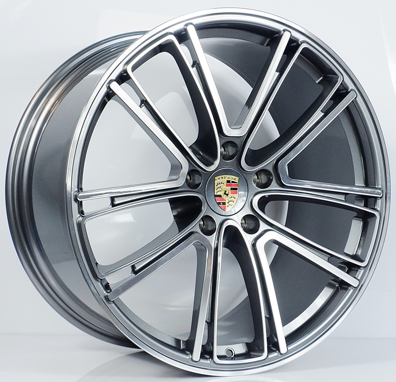 ล้อแม็ก ล้อแม็กเบาสุด FORGED Porsche D5014 5รู130 Offset46-58 สีดำหน้าเงา กว้างF9.5 R11 ขอบ21