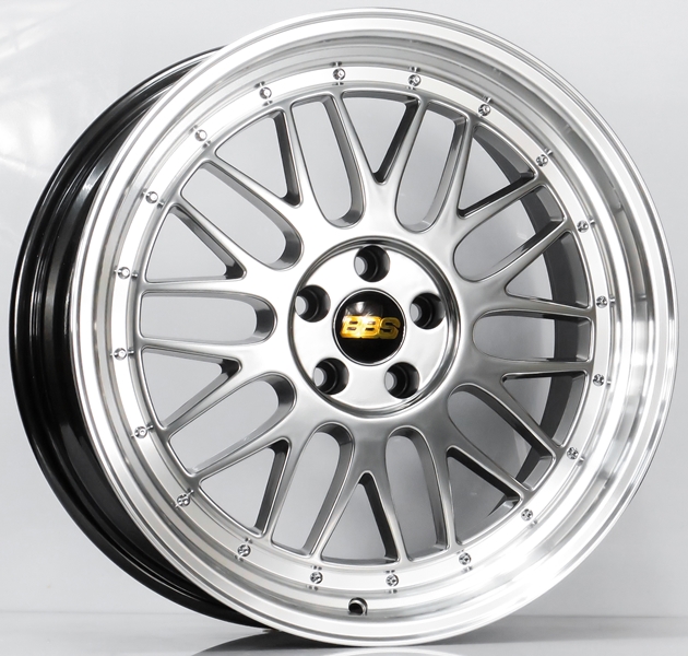 ล้อแม็ก ล้อแม็กใหม่ LM สีไฮเปอร์แบล็ค 5รู100 Offset35 กว้าง 8นิ้ว ขอบ 18นิ้ว 