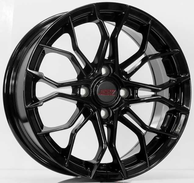 ล้อแม็ก ล้อแม็ก SSW S390 ขอบ 15 กว้าง 6.5นิ้ว 4รู100 Offset35 สีดำเงา