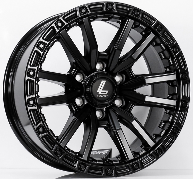 ล้อแม็ก ล้อแม็ก Lenso Mx Valor ขอบ 18 กว้าง 9นิ้ว 6รู139 Offset12 สีดำด้าน