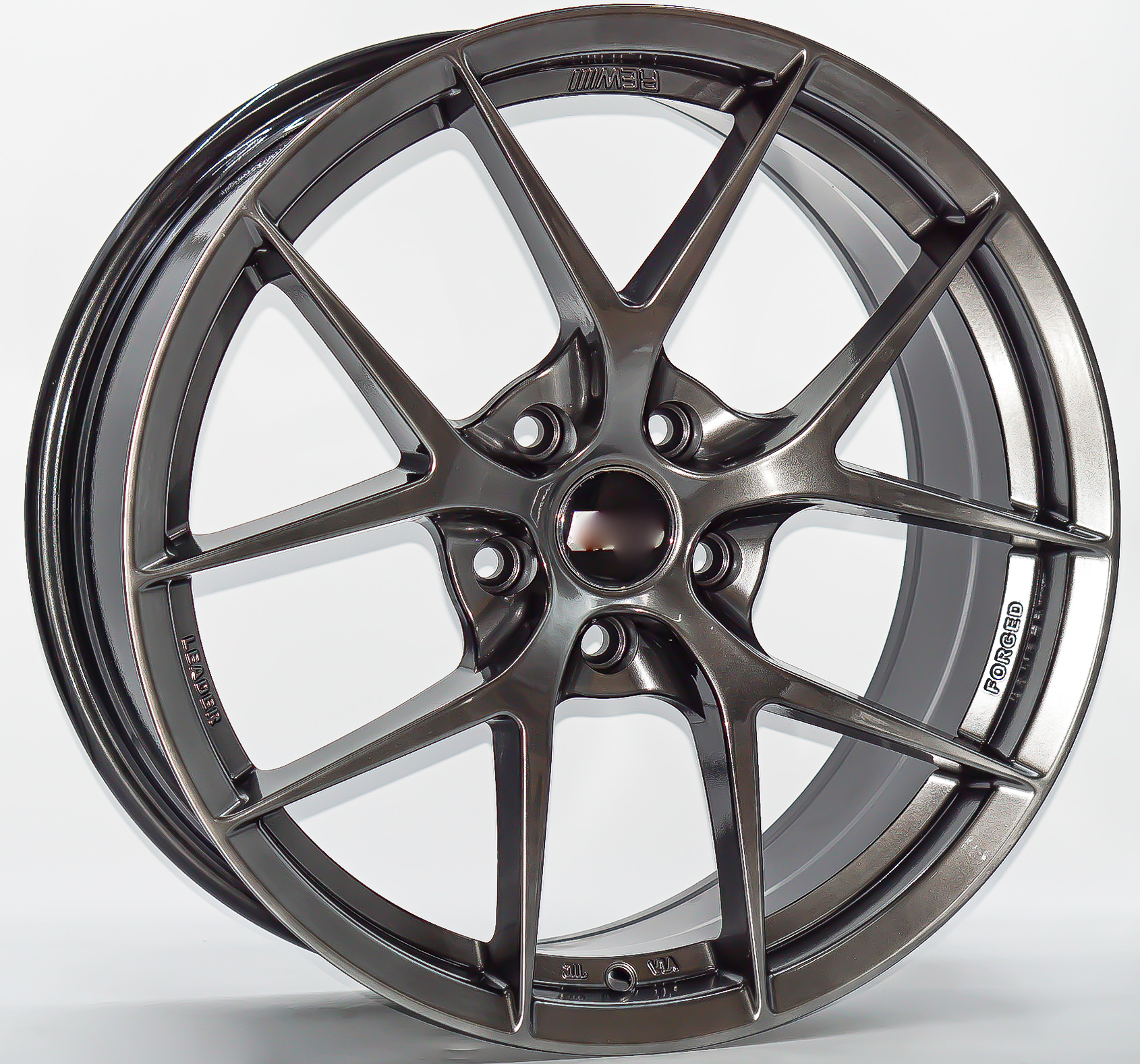 ล้อแม็ก ล้อแม็กใหม่ FIR ขอบ 18นิ้ว กว้าง 8นิ้ว 5รู114/112 Offset35 สีไฮเปอร์แบล็ค 