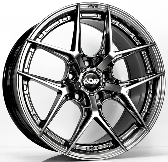 ล้อแม็ก ล้อแม็ก AOW20 ขอบ 17 กว้าง 8.5นิ้ว 5รู114.3/112 Offset35 สีไฮเปอร์แบล็ค