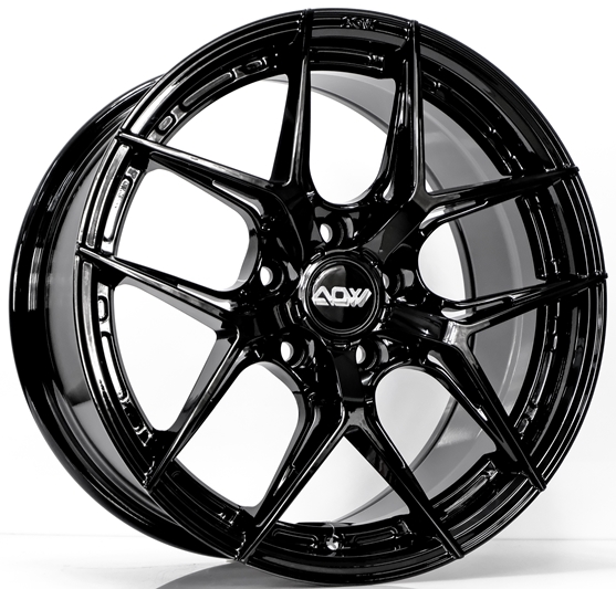 ล้อแม็ก ล้อแม็ก AOW20 ขอบ 17 กว้าง 8.5นิ้ว 5รู114.3/112 Offset35 สีดำเงา