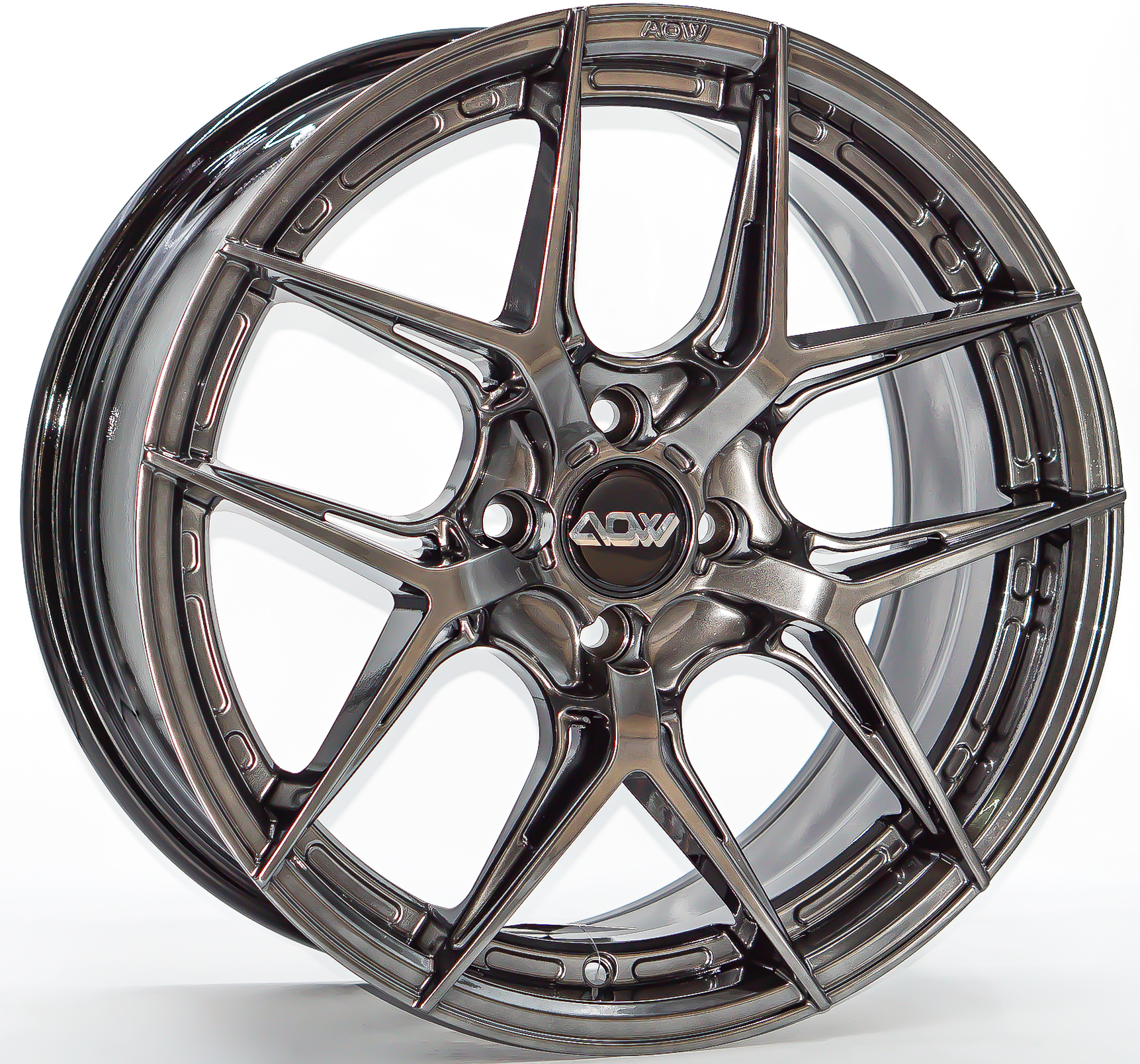 ล้อแม็ก ล้อแม็ก AOW20 ขอบ 17 กว้าง 8นิ้ว 4รู100 Offset35 สีไฮเปอร์ดาร์ค