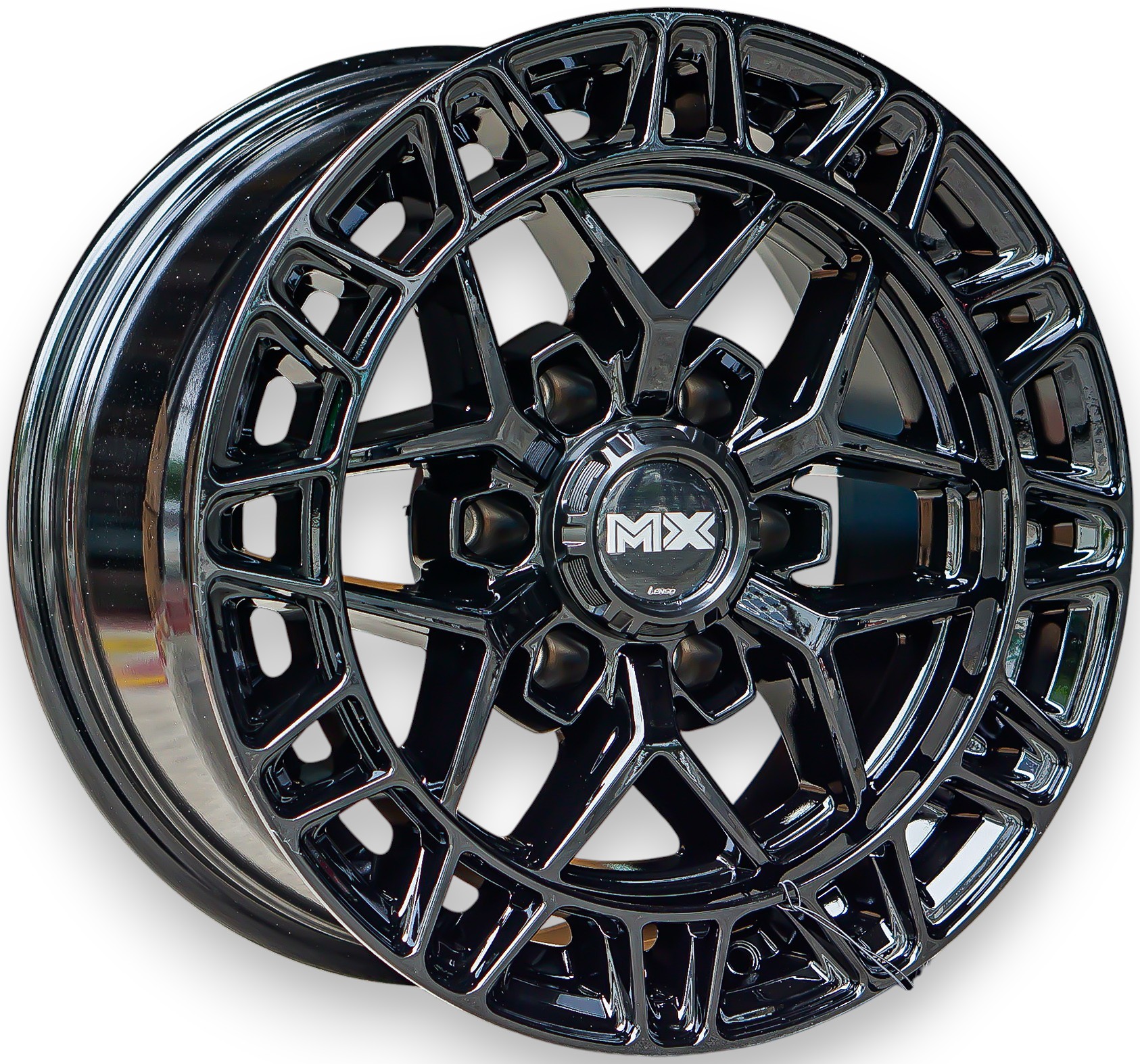 ล้อแม็ก ล้อแม็กใหม่ Lenso MX Cartel ขอบ 17นิ้ว กว้าง 9นิ้ว 6รู139.7 ET12 ดำเงา